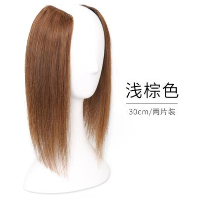 正品M补EIER真发手量织款士头顶发量假女发片垫发根高蓬松增发补