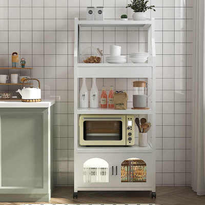 现代简约客厅书架多用途储物架大容量收纳柜带抽屉家用置物架VSa