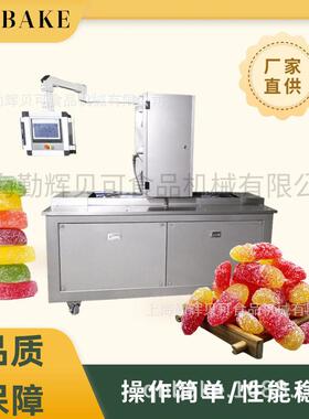 大产量果汁软糖成型机多口味混合软糖加工设备全自动脱模商用糖果