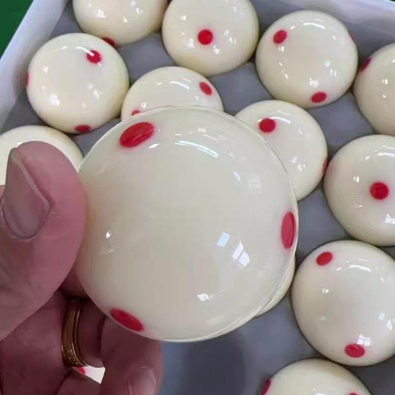 塞纳斯进口母球台球白球母球8A水晶球台球子黑八雅乐美标准