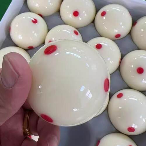 塞纳斯进口母球台球白球母球8A水晶球台球子黑八雅乐美标准