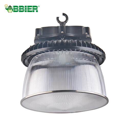 厂房吊灯工厂仓库车间灯300W400WLED工矿灯带铝PC带灯罩