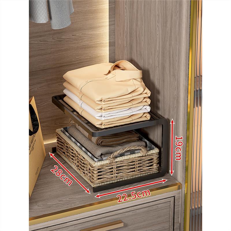 衣柜分割神器衣橱书桌收纳置物架