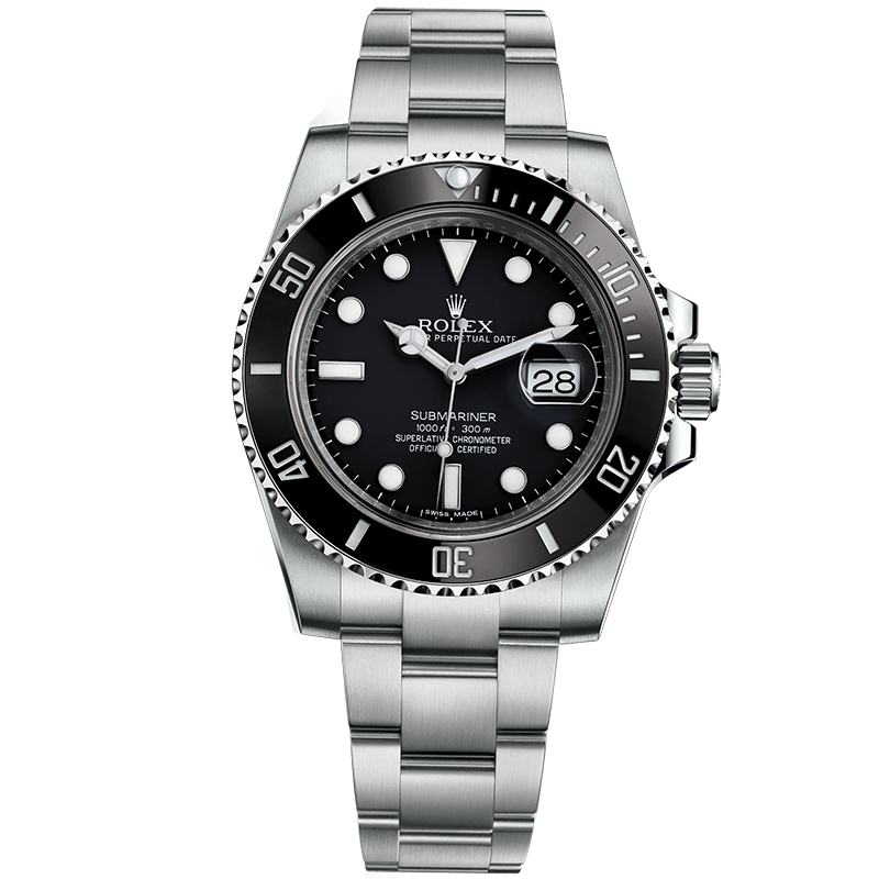 【深海潜水】9.8新劳力士黑水鬼116610手表男自动机械潜水手表