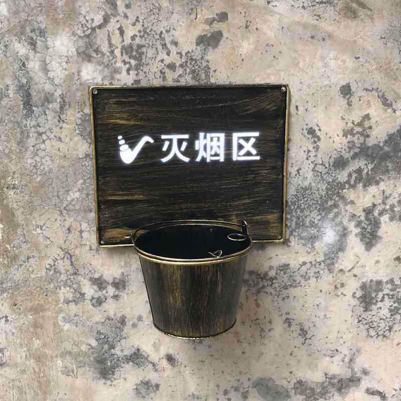 景小区壁挂式烟灰缸户外吸烟区立式灭烟桶公共场所扔烟蒂头垃圾桶