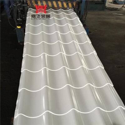 0.7-1.2厚铝镁锰合金仿古瓦 使用年限长 铝合金滴檐 半圆屋脊瓦