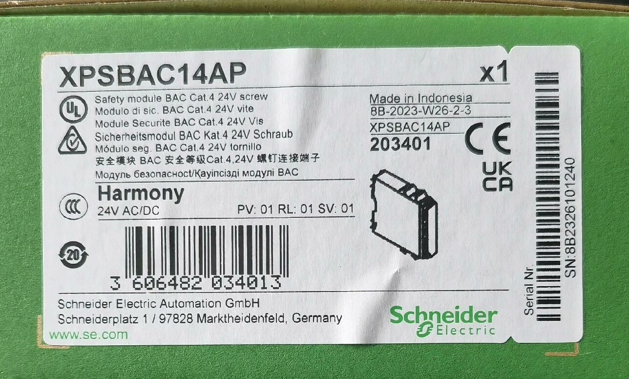 XPSBAC14AP 全新原装正品 标价