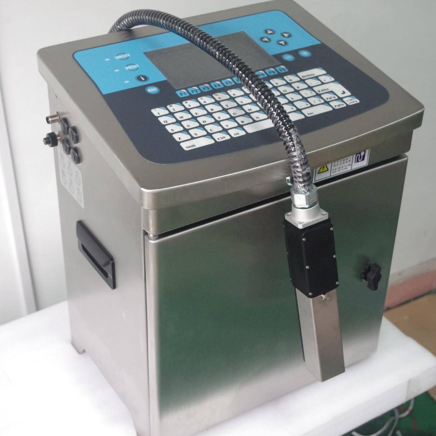 鄂州喷码机易拉罐瓶盖瓶身喷码机孝感喷码机可乐生产日期喷码机