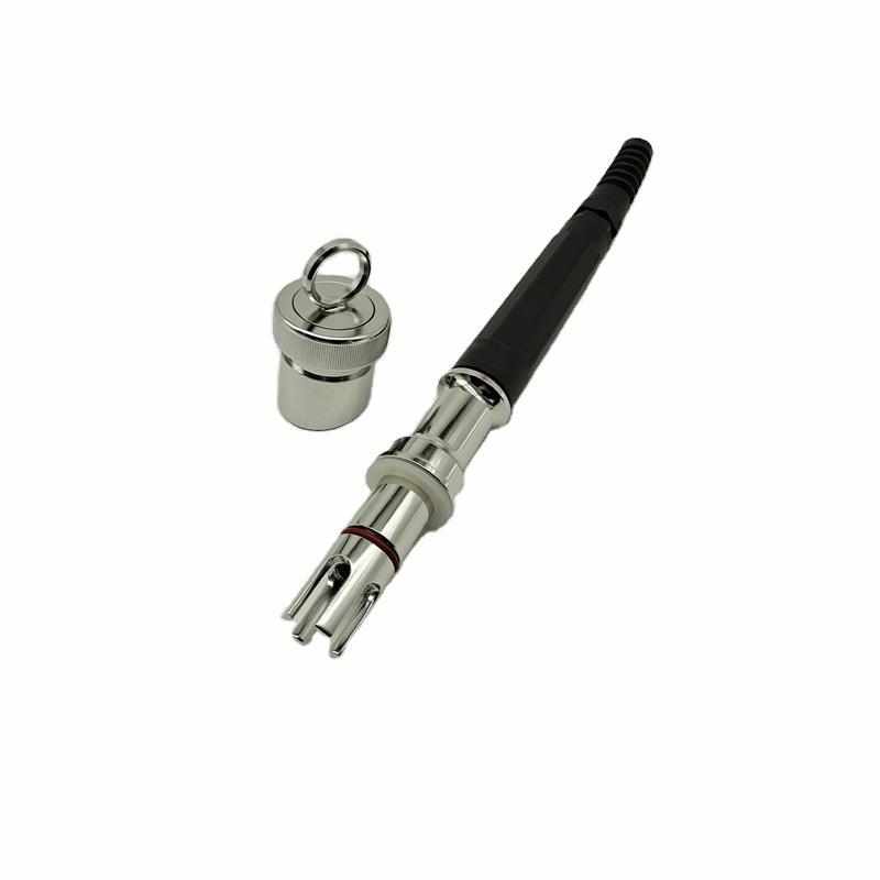 生物发酵侧壁式PH计电极护套侧壁式安装酸度计不锈钢电极支架