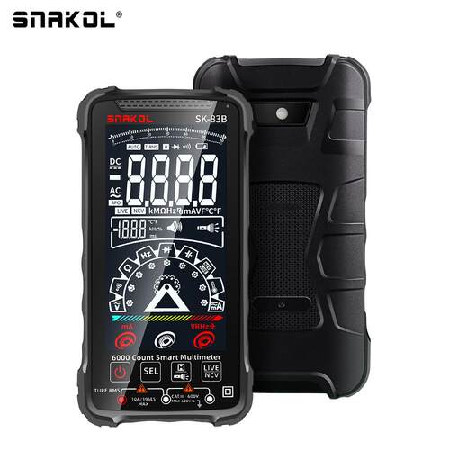 触控式智能万用表SK-83A/B高精度大屏数显万能表自动量程