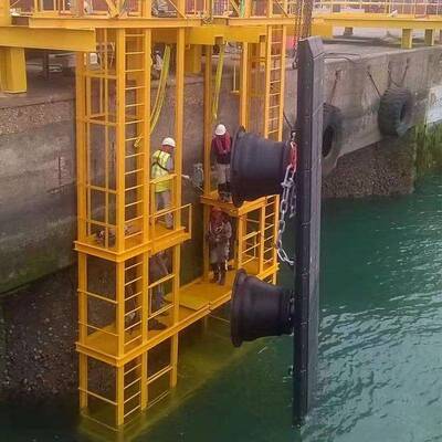 耐磨锥型橡胶护舷码头防撞鼓型橡胶护舷船用桥梁桥墩防护防撞块