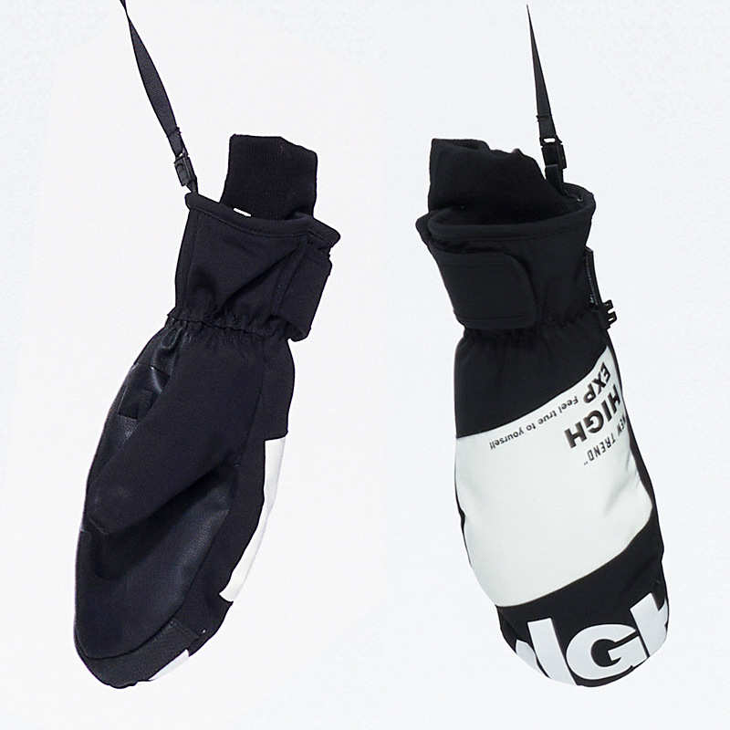 至高新品专业单板滑雪手套男女可触屏可放雪卡防水分指刻滑手闷子