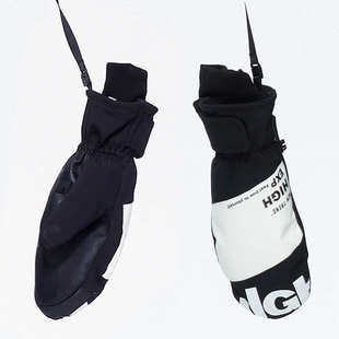 至高新品专业单板滑雪手套男女可触屏可放雪卡防水分指刻滑手闷子