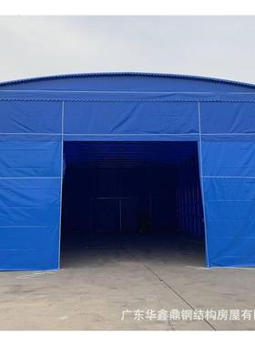 外汽车遮阳蓬大型动推拉篷夜户市大排TCK雨棚活动伸缩式雨档移篷