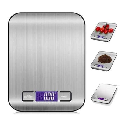 5/10KG Digital Kitchen Scale Stainless Steel Portable Kitche