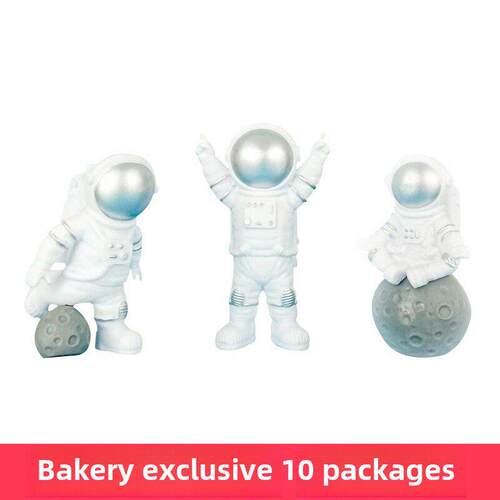 太空人蛋糕摆件宇航员装饰航空航天男士男生男孩宝宝生日烘焙配件