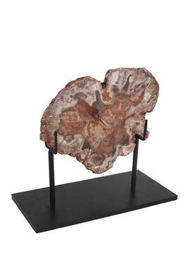 侘寂风新中式木化石摆件售楼处样板间书房桌面家居工艺品软装饰品