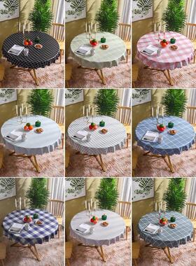 220cm 200cm round table cloth cover tablecloth waterproof