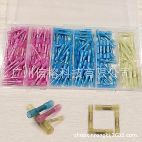 热缩连接管200pcs盒装电线防水中间接头绝缘接线端子接线对接器