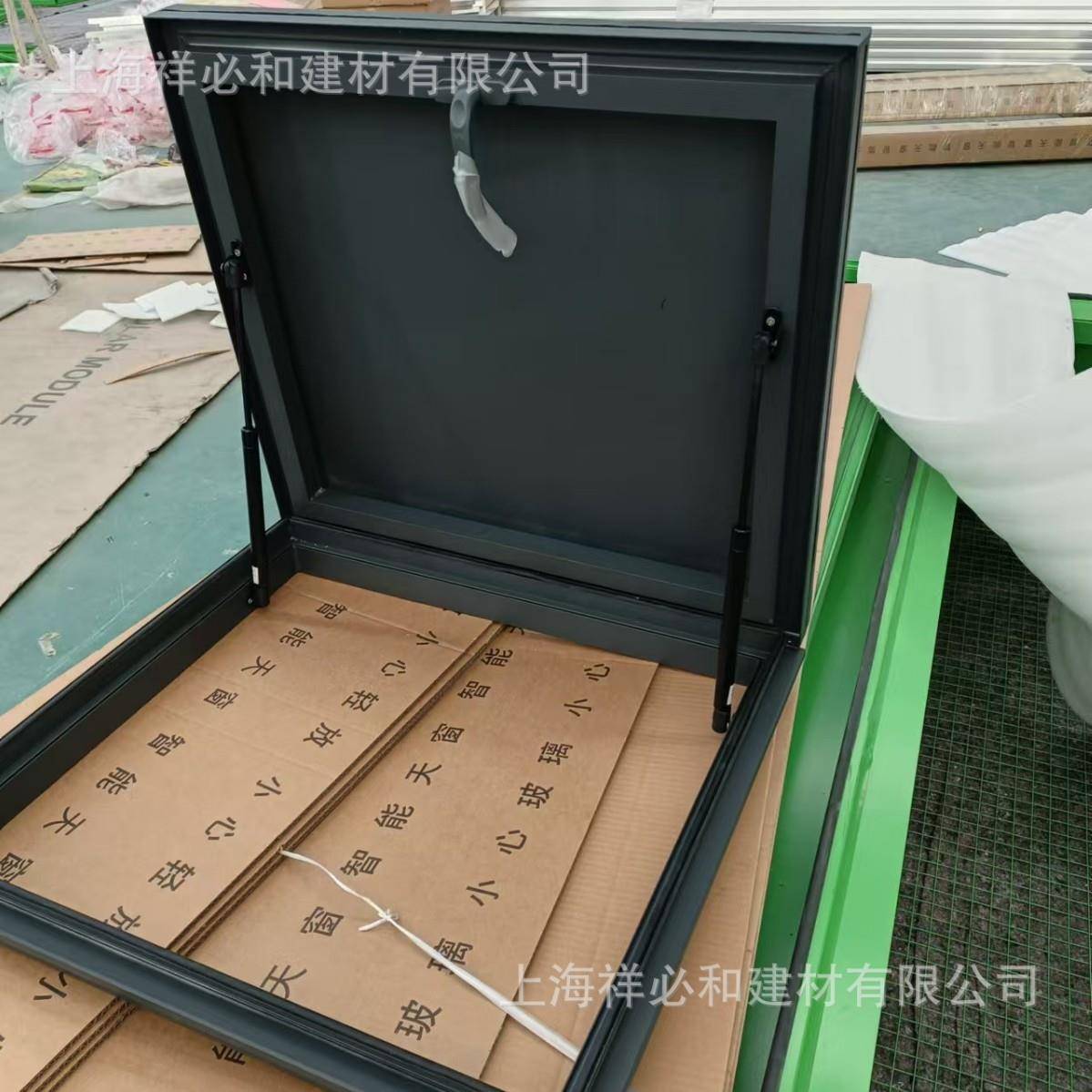 加厚铝合金斜屋顶天窗平顶房阳光房阁楼天窗天井折铝板款天窗遮光