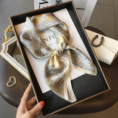 70×70 small square scarf silk scarf women thin scarf 小方巾