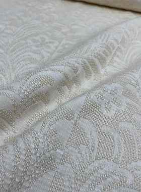 吉第华都56姆重磅色织提花柞蚕面毛料丝18595料米现货