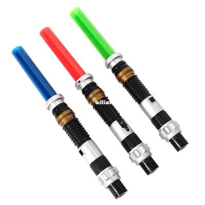 Telescopic Lightsaber w/ LED Light&Sound Light Saber Sword W