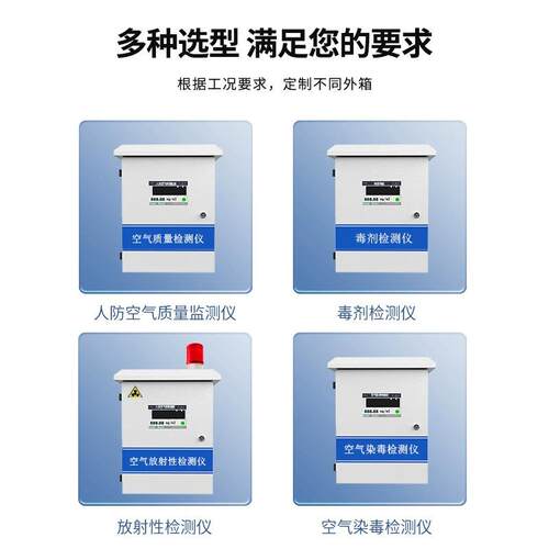 奕帆人防工程空气量质YF-8801性监测仪工业园毒剂放射检测仪环系