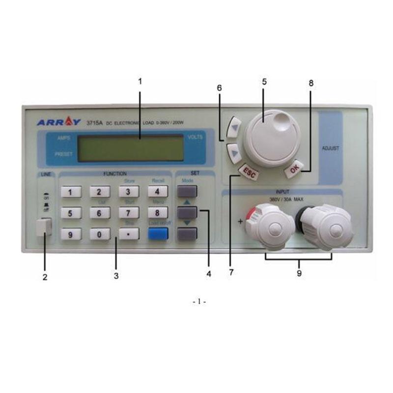 南京亚锐电子ARRAY 3715A 可编程直流电子负载仪