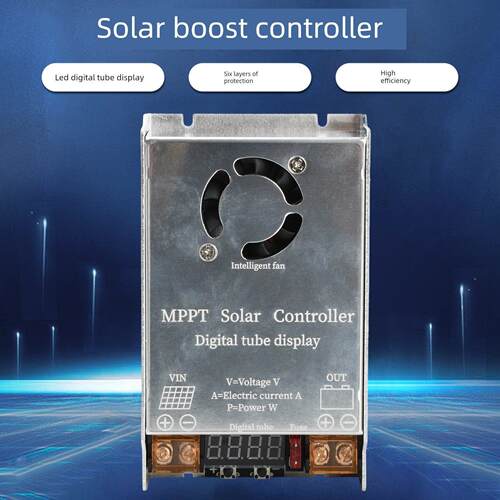 Mppt450W太阳能控制器增压充电72V太阳能增压控制器Dc12-50V输入