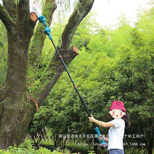 锂电枝锯电动枝剪加长杆伸缩充电式修剪空锯树剪果树其他