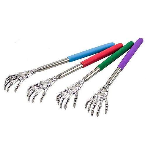 1pc Back Scratcher Ghost Hand Stainless Steel Telescopic