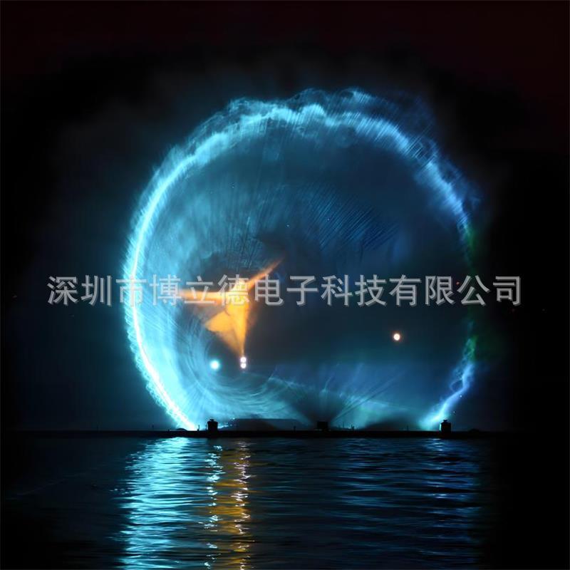 秀户外全型国激光水幕施电影工程工设计技术全息水幕投影3894D大