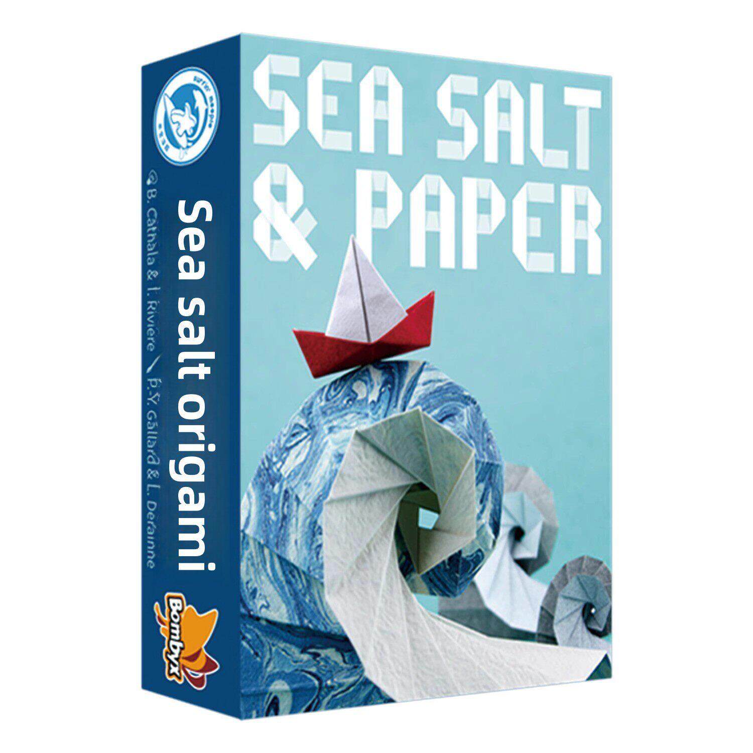 海盐折纸桌游sea salt&paper盐趣倍增扩展简繁多人聚会轻策游戏8+