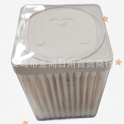 Disposable home-use pointed bamboo stick cotton swabs, dual-