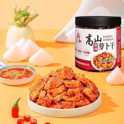 适用三和四美高山萝卜干230g扬州特产麻辣香辣脆萝卜丁开胃菜咸菜