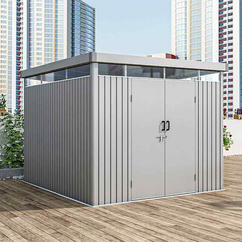 户外简易房庭院工具房花园储物房可移动活动板房室外组合屋收纳房