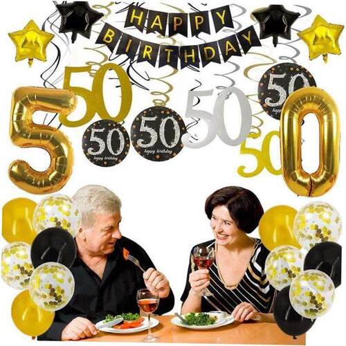 30th 40th 50th 60th birthday decorations Number Balloons