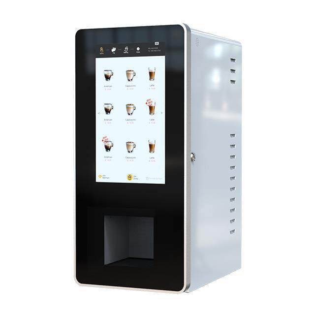 俊客台式速溶咖啡机商用全自动冷热双温咖啡奶茶一体机