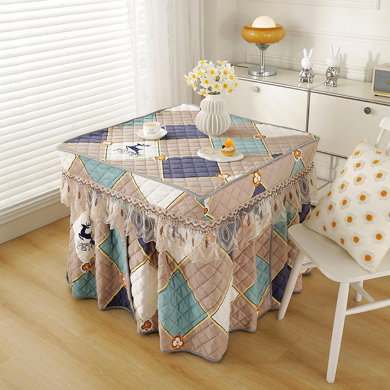 电烤炉麻将机正方形桌子床头罩