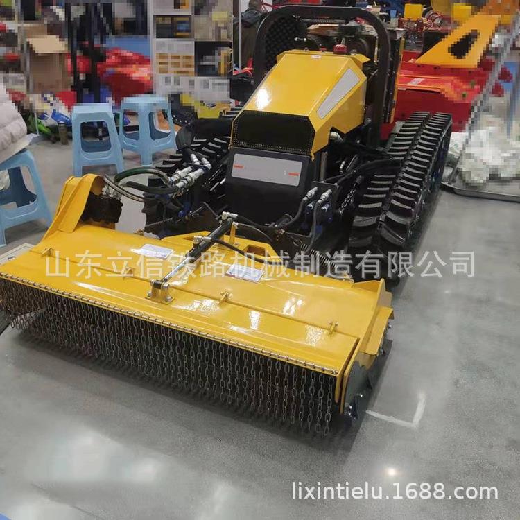 全形遥液LX压割平台 高速控公路绿化带斜坡地草机 履带式割草机