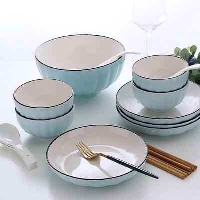 Set of dishes, dinner, chopsticks, couple