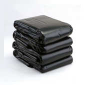 点断式 120cm 黑色大垃圾袋家用塑料袋平口新料厂家加厚物业100