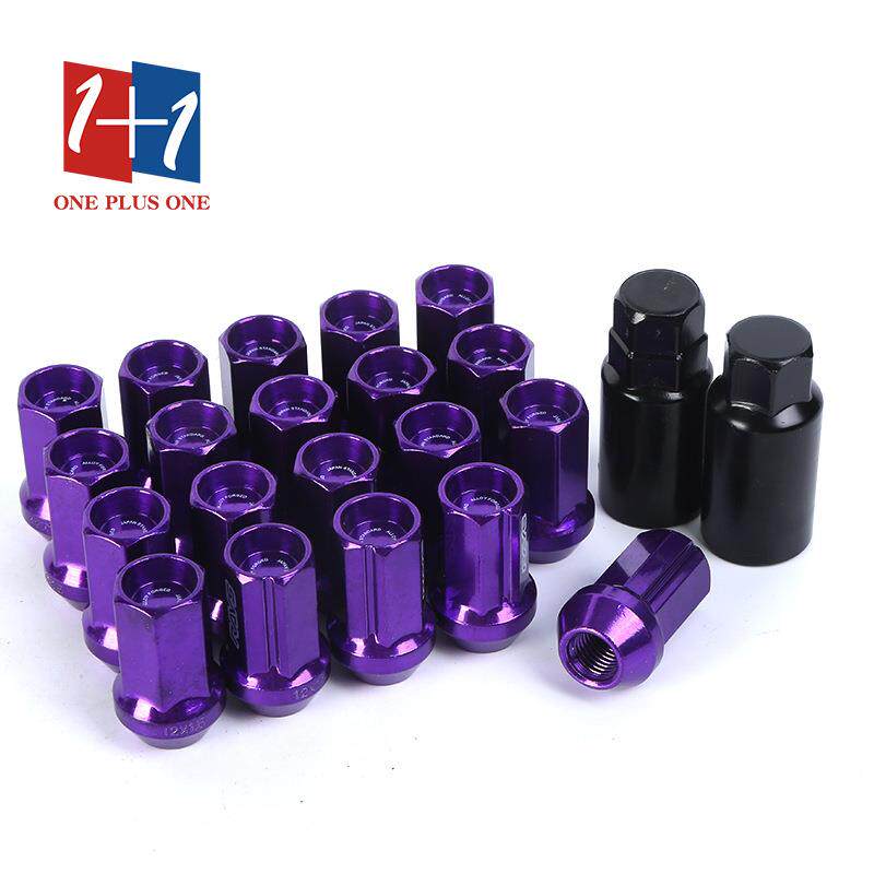 工厂直供跨境汽车配件WHEEL NUT F650改装螺母轮毂螺丝19对边凹槽