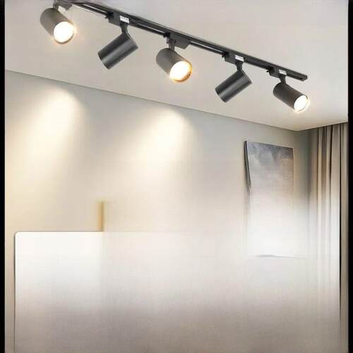 Track Light LED Ceiling Spot Lights COB Full Set 220V Rail L