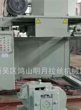 0铜厂家直销DL100倒立钢式拉丝机大盘钢筋材钛丝丝不锈钢拉拔拉丝