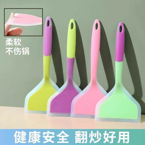 烙饼专用铲子硅胶铲耐高温不粘锅不伤锅烘焙刮刀厨房家用炒菜锅铲