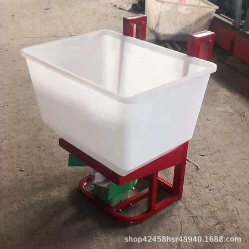 全自动农用颗粒肥电动撒肥机大容量加厚桶悬挂式施肥机家用施肥器