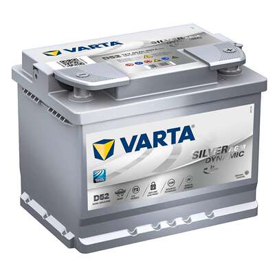 VARTA蓄电池瓦尔塔D5212V-60Ah-680ENAGM启停电瓶