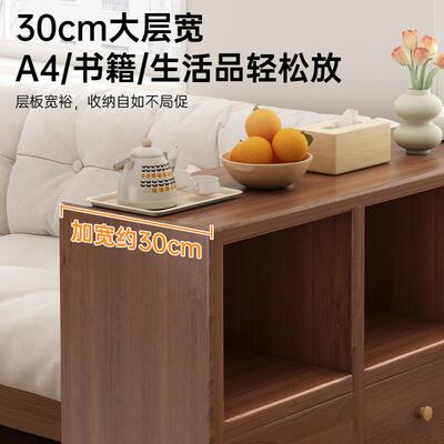 书柜室储物柜体靠墙卧床柜边柜客厅一中VLD古风收纳矮置物柜落地